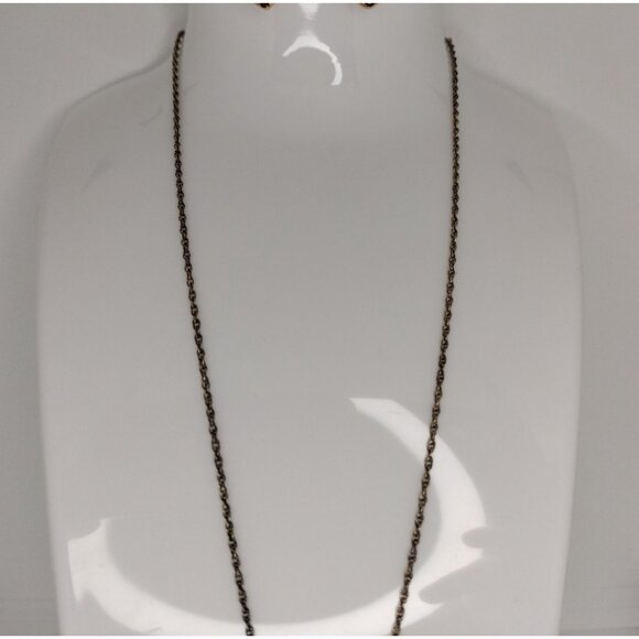 Danbury Mint Vermeil Necklace Genuine Ruby 14k Gold / Sterling Silver Open Heart - Picture 16 of 16